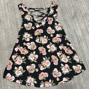 Grayson Threads Black Floral Dress